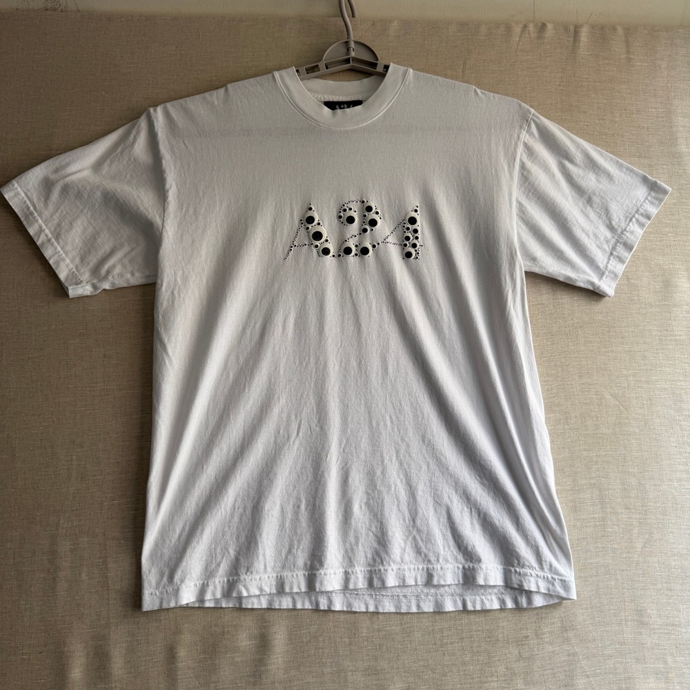 A24 Everything Everywhere All at Once T-Shirt White Cotton Indie Large
